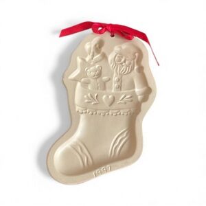 Brown bag cookie mold Santa’s stocking
